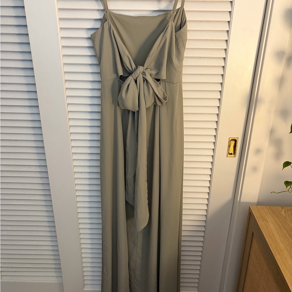 Show Me Your MuMu Olive Maxi Dress